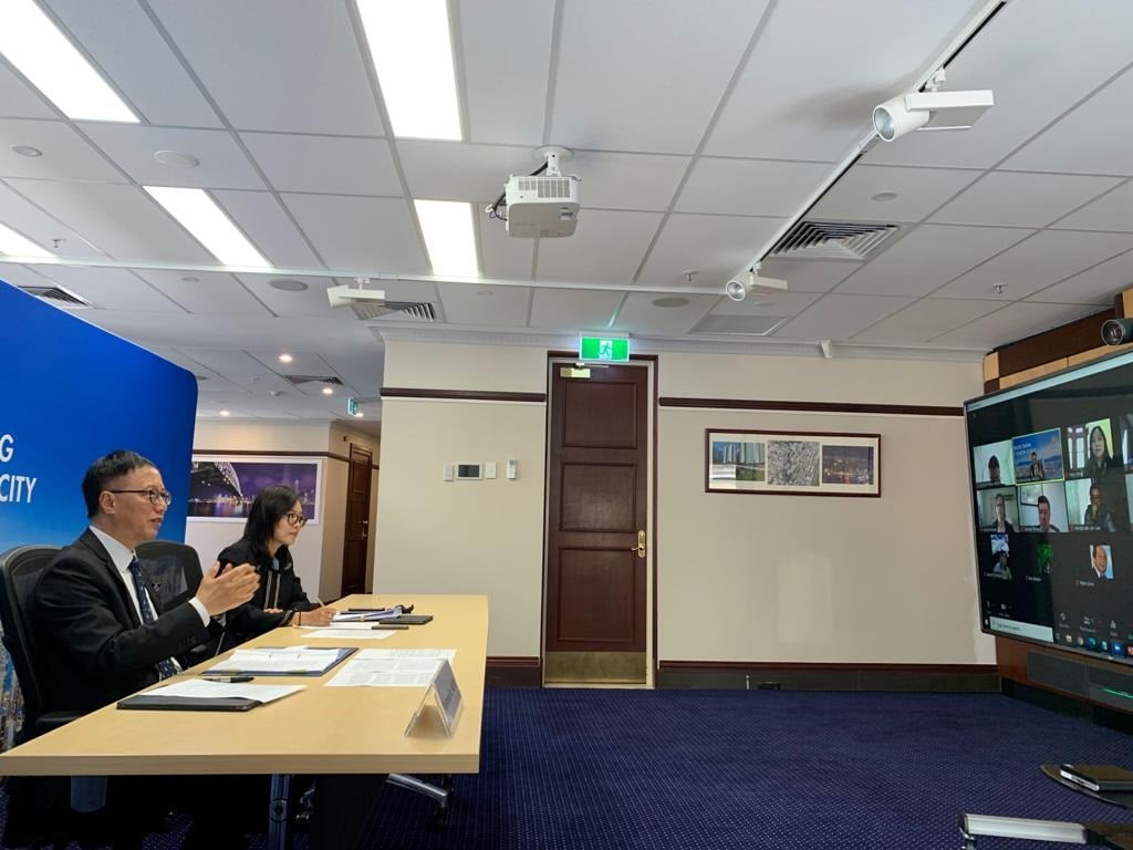 The Director of HKETO Sydney, Mr Raymond Fan