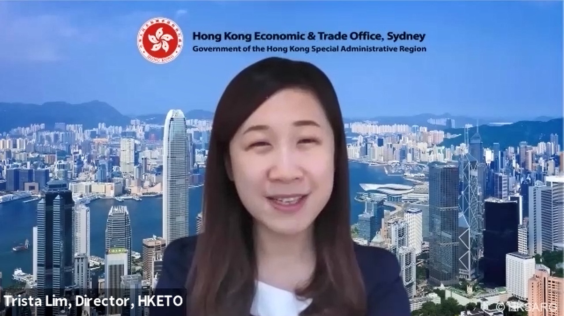 The Director of HKETO Sydney, Miss Trista Lim