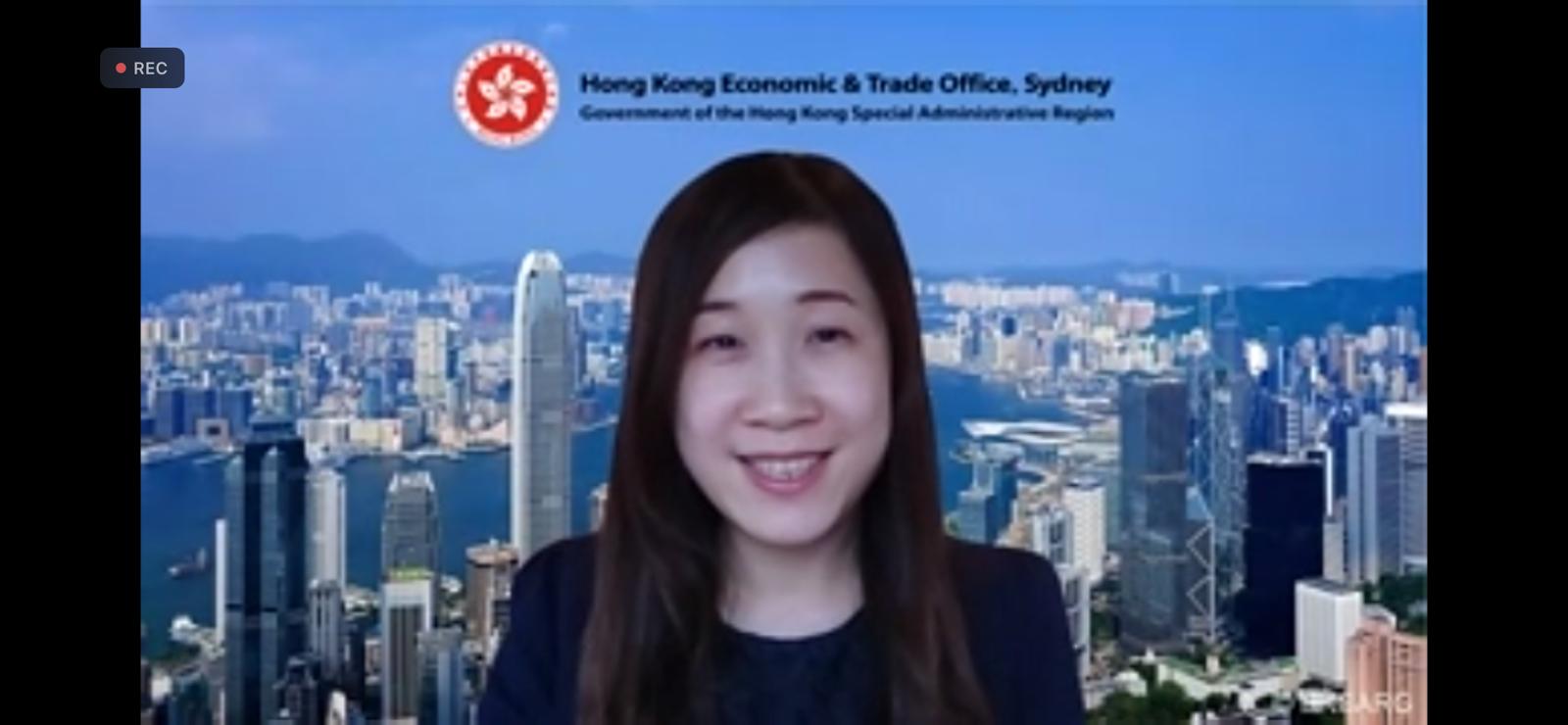The Director of HKETO Sydney, Miss Trista Lim