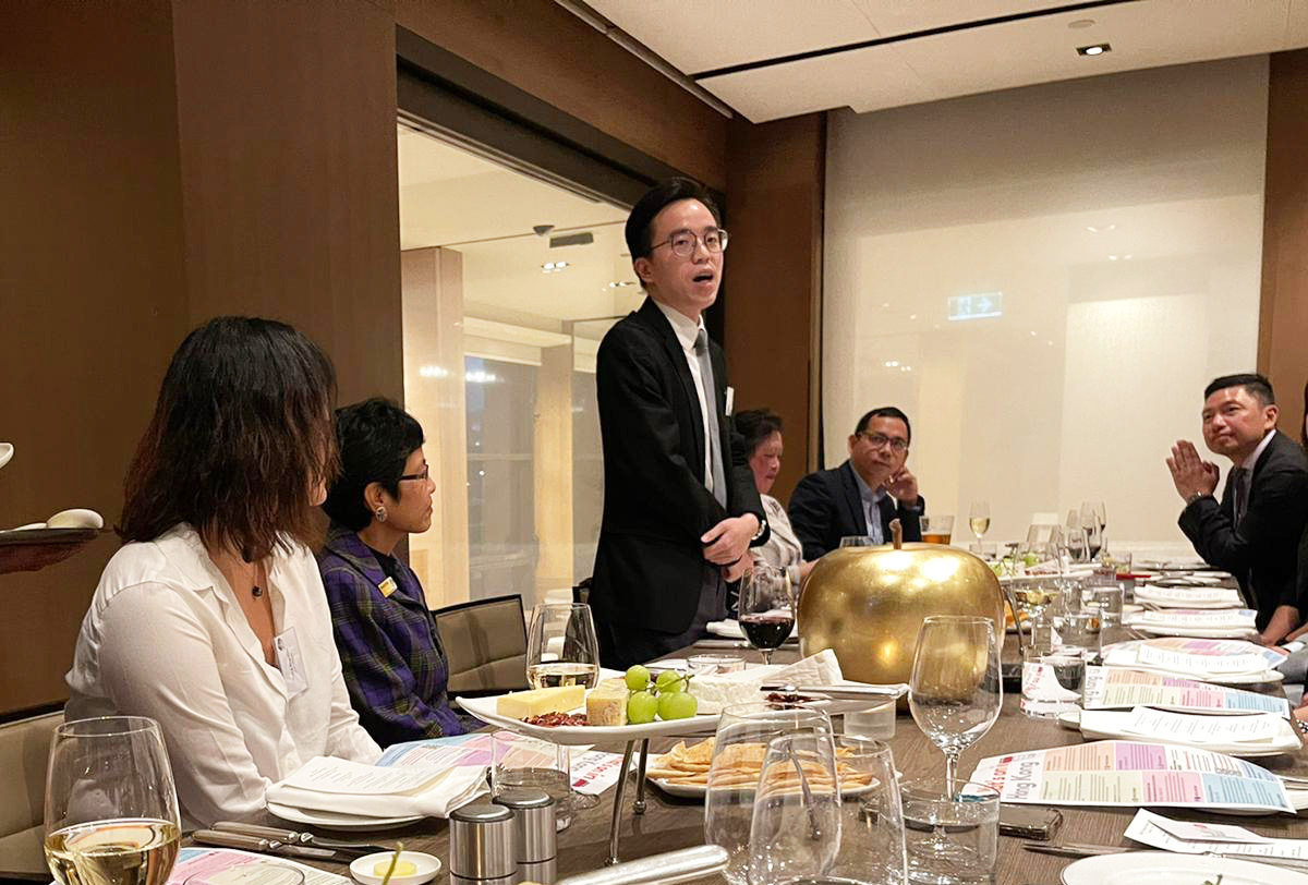 Deputy Director of HKETO Sydney attended the Bi-monthly Business Networking Dinner organised by the New South Wales Chapter of the Hong Kong Australia Business Association 