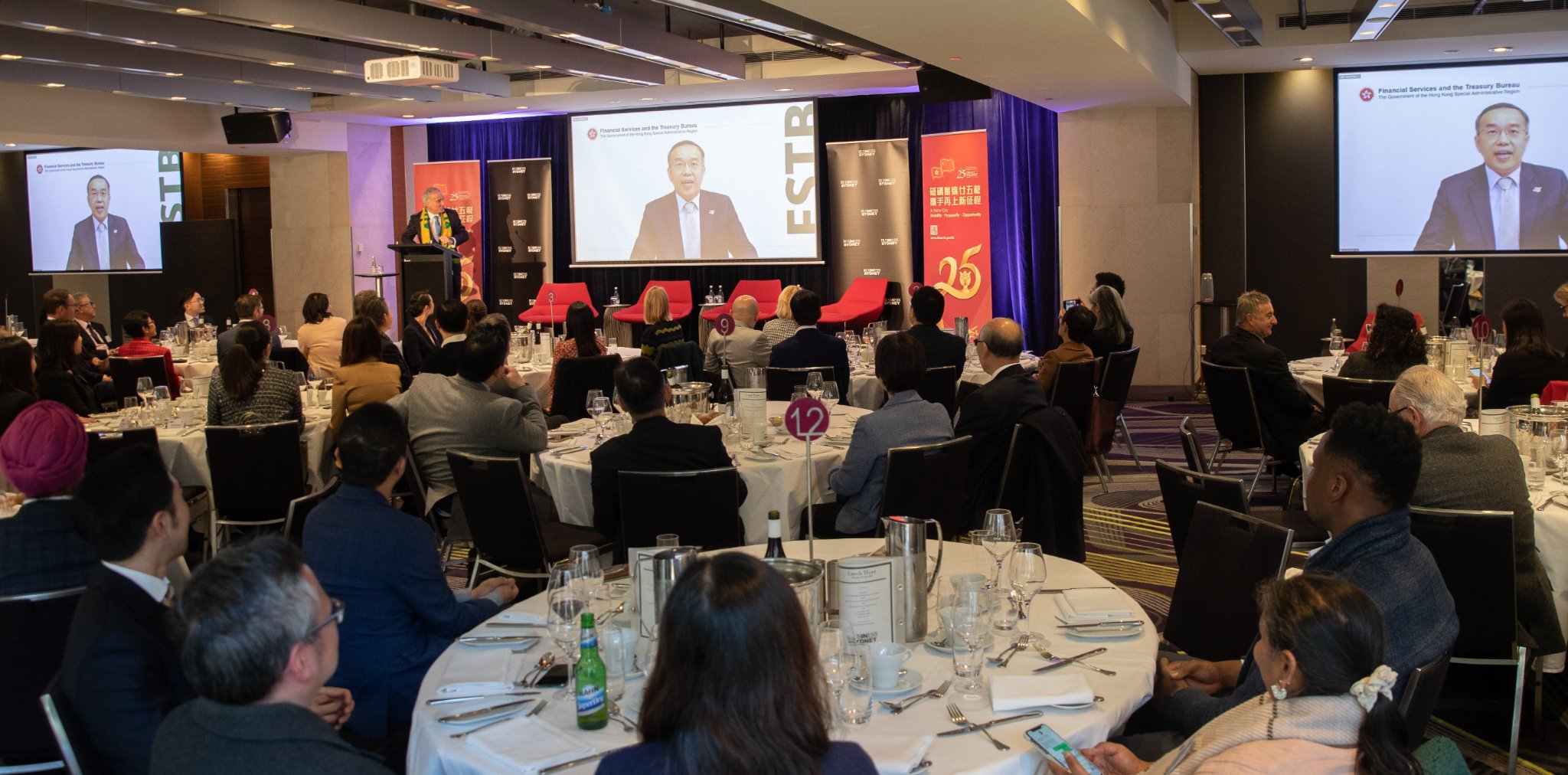 Business Luncheon held in Sydney to celebrate the 25<sup>th</sup> Anniversary of Establishment of the HKSAR