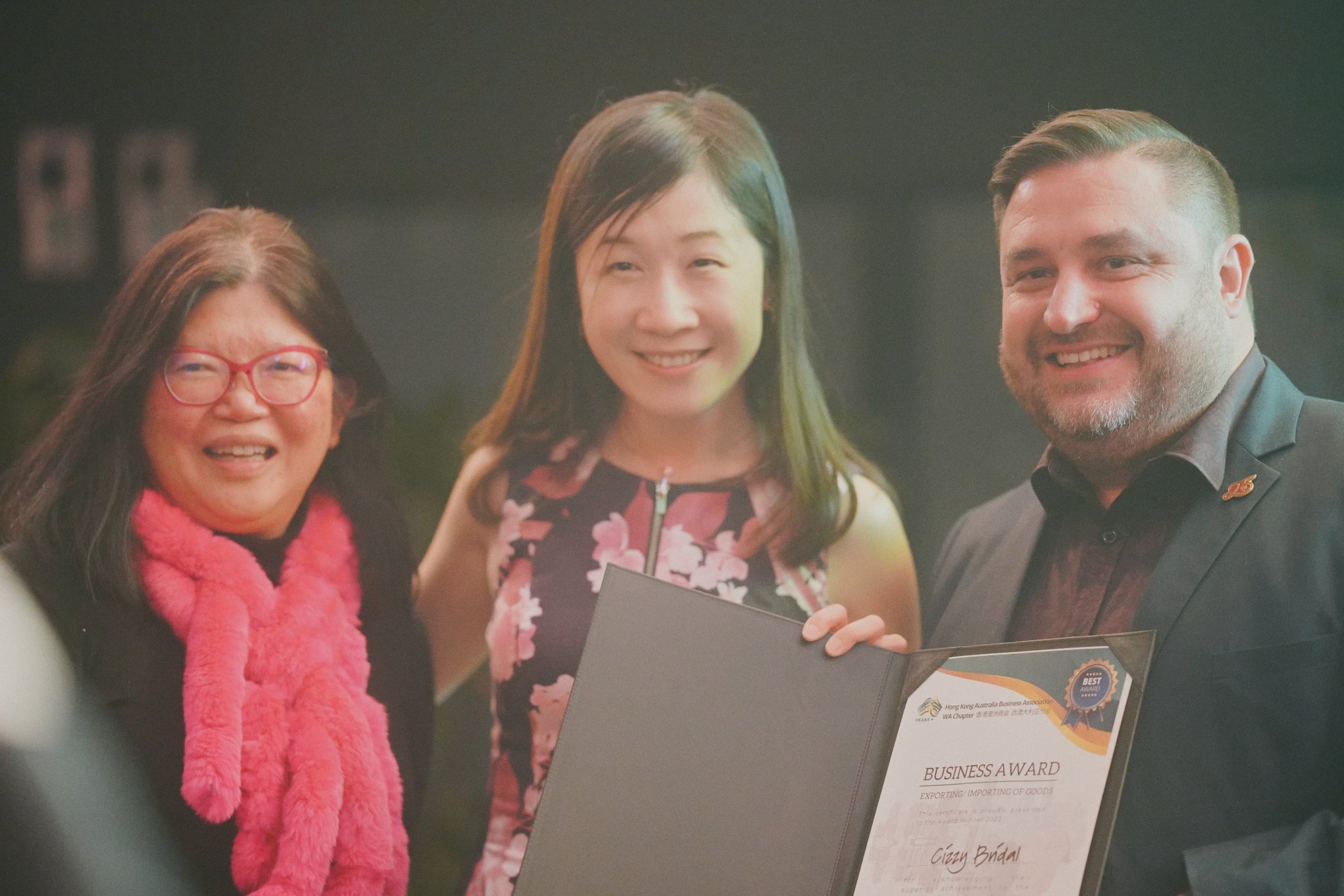 Director of HKETO Sydney attended the Business Awards Cocktail organised by the Western Australia Chapter of the Hong Kong Australia Business Association