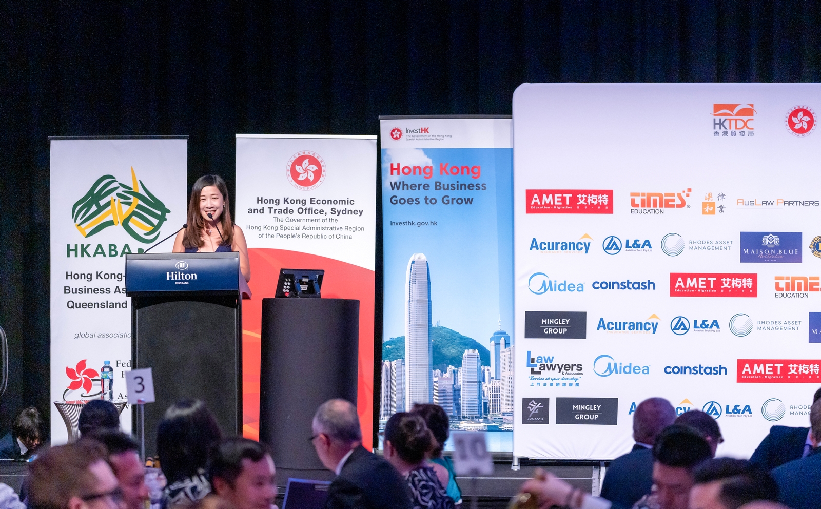 Director of HKETO Sydney attended the Business Awards Gala Dinner organised by the Queensland Chapter of the Hong Kong Australia Business Association