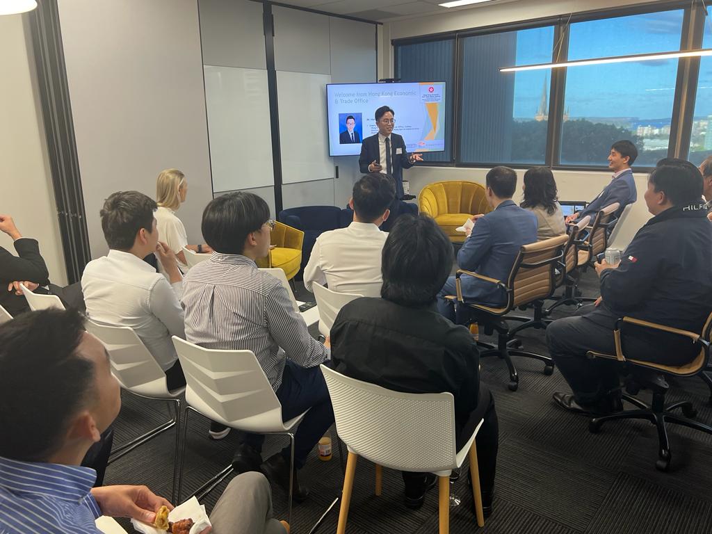 Deputy Director of HKETO Sydney attended the Bi-monthly Business Networking Event by the New South Wales Chapter of the Hong Kong Australia Business Association