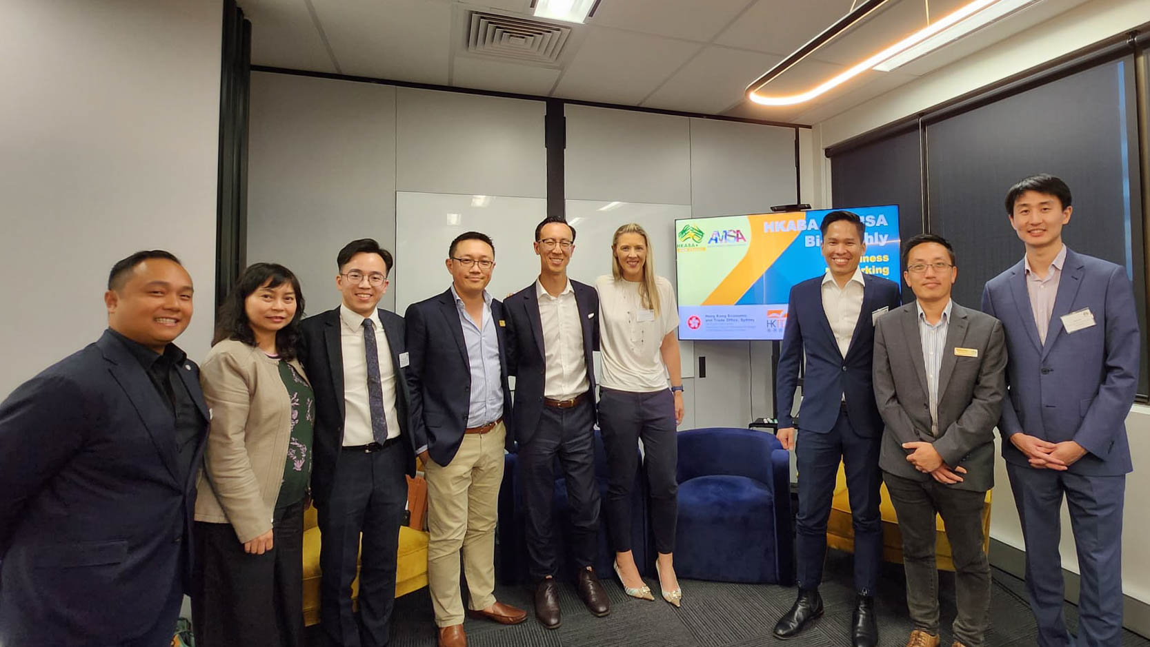 Deputy Director of HKETO Sydney attended the Bi-monthly Business Networking Event by the New South Wales Chapter of the Hong Kong Australia Business Association