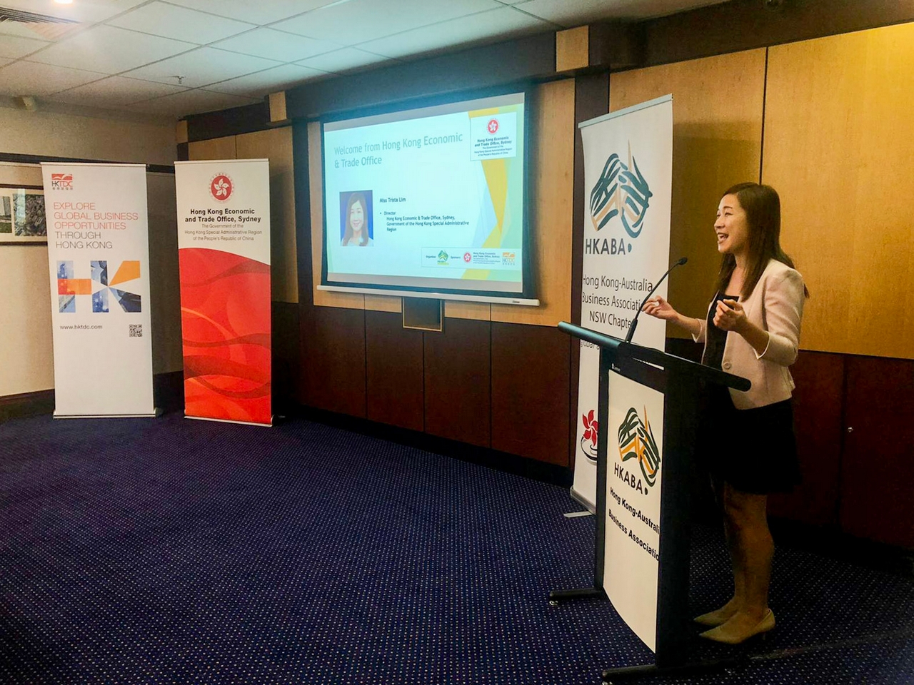 Director of HKETO Sydney attended the Hong Kong Forum Live-streaming and Networking Events organised by the NSW Chapter and the Queensland Chapter of the Hong Kong Australia Business Association