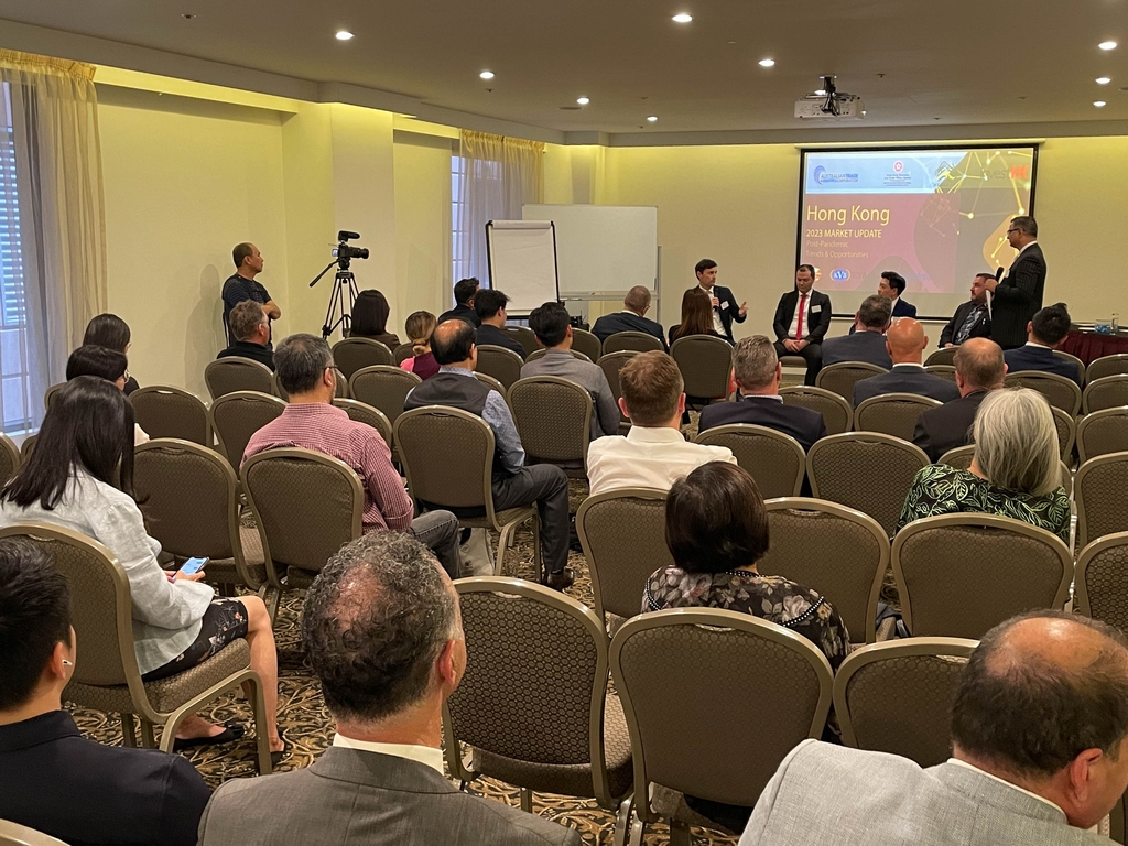 Director of HKETO Sydney attended the Hong Kong 2023 Market Update in Melbourne
