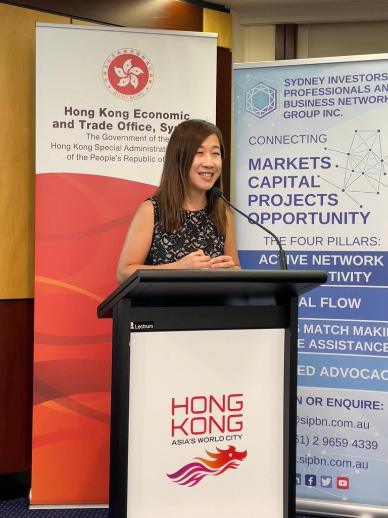 Director of HKETO Sydney attended the “Global Pitching Session” event