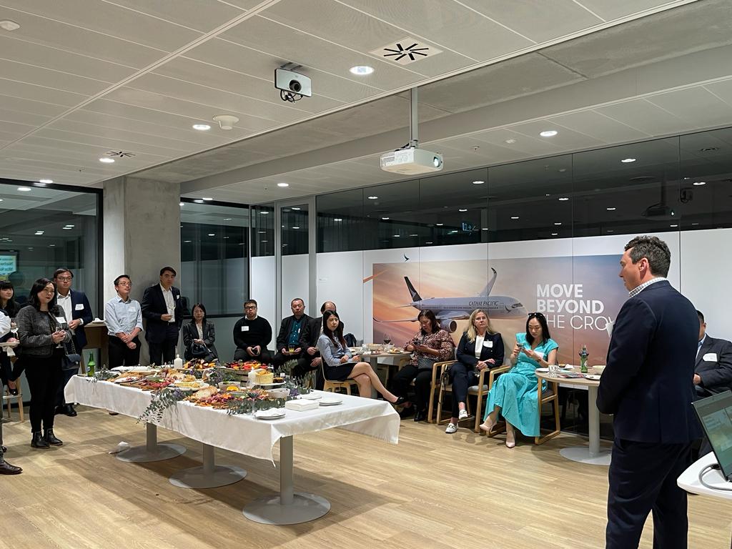 Director of HKETO Sydney attended the Networking and Market Insights Sharing Event 