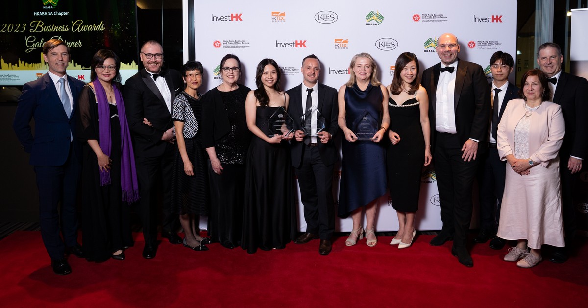 Director of HKETO Sydney attended the Business Awards Gala Dinner organised by the South Australia Chapter of the Hong Kong Australia Business Association 