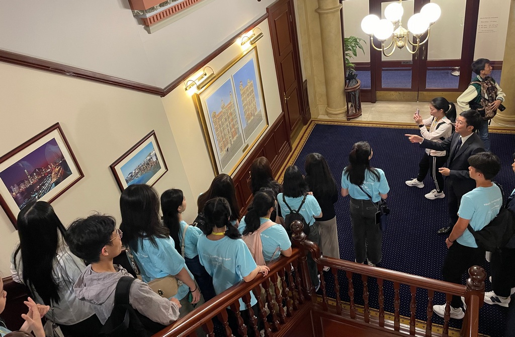Sham Shui Po Youth Corps Youth Exchange Tour visits Hong Kong House