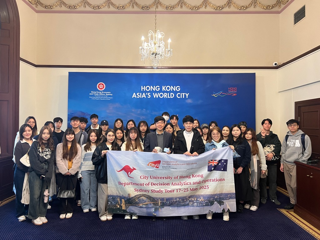 City University of Hong Kong visited Hong Kong House