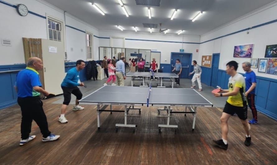 HKETO Sydney supports 4U Table Tennis Friendship Tournament 